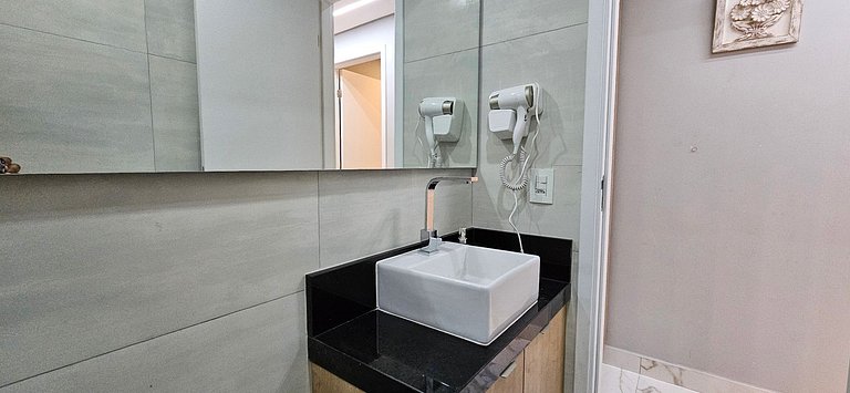 Porto Atlantis 204 - Flat completo com luxo e conforto