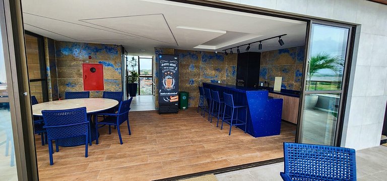 Porto Atlantis 204 - Flat completo com luxo e conforto