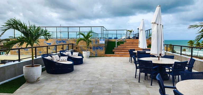 Porto Atlantis 204 - Flat completo com luxo e conforto