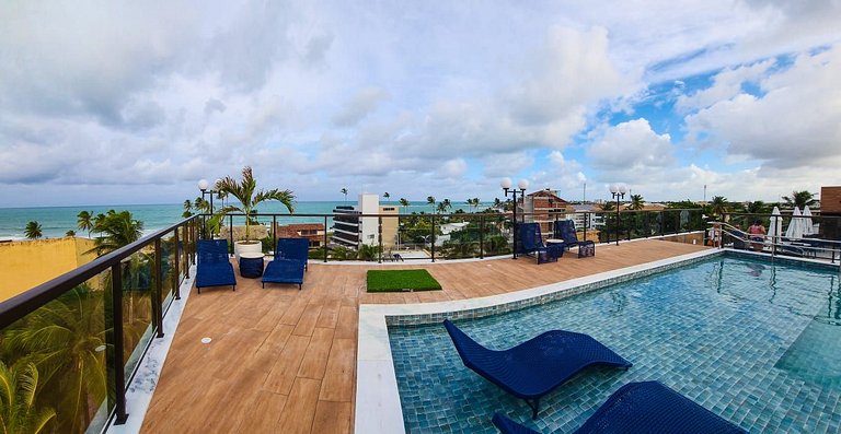 Porto Atlantis 204 - Flat completo com luxo e conforto