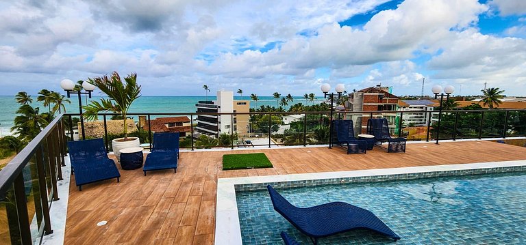 Porto Atlantis 204 - Flat completo com luxo e conforto