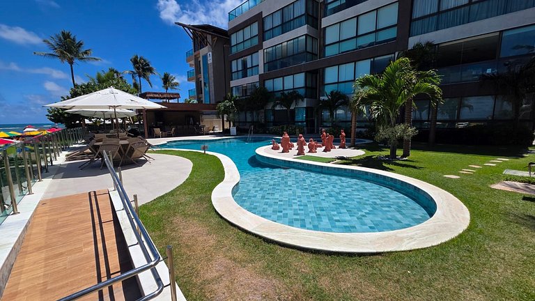 Porto Belga 003 - Sonho de apartamento pé na areia