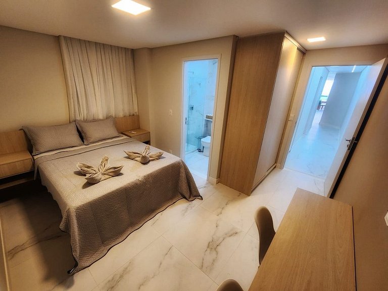 Sonho de apartamento pé na areia